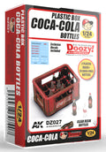 DOOZY! 1/24 1940-1980's PLASTIC BOX COCA-COLA BOTTLES