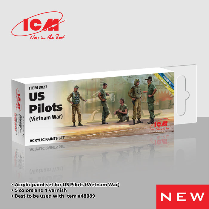 ACRYLIC SETS US Helicopter Pilots (Vietnam War) (6 bottles x 12 ml)