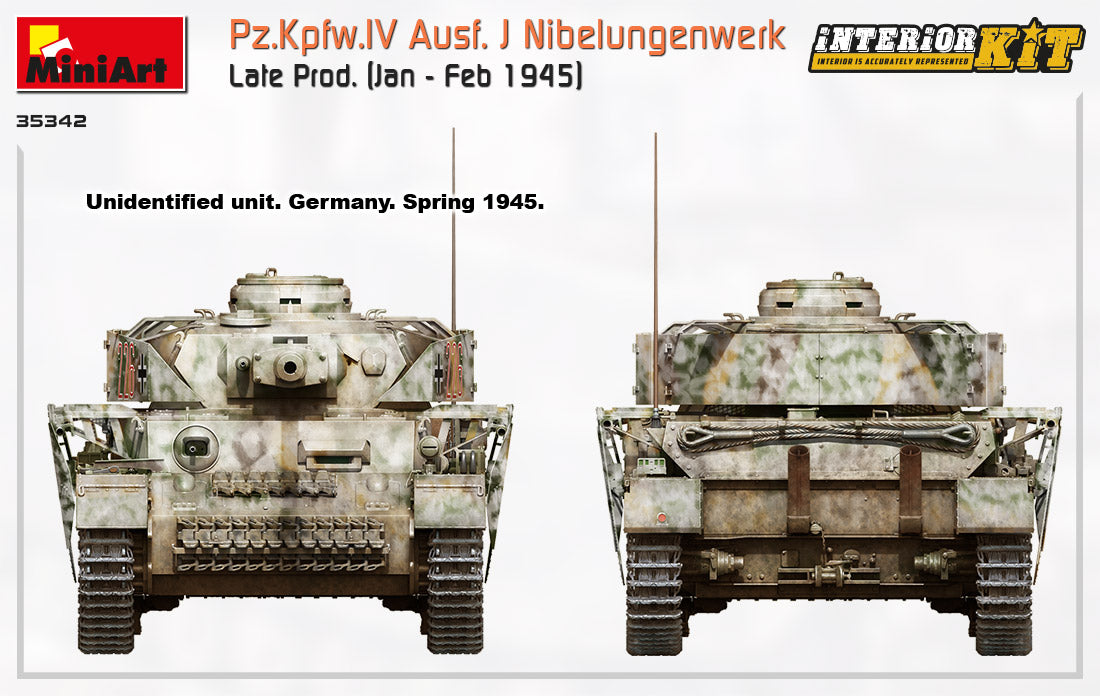 1/35 Pz.Kpfw.IV Ausf. J Nibelungenwerk Late Prod. (Jan - Feb 1945)