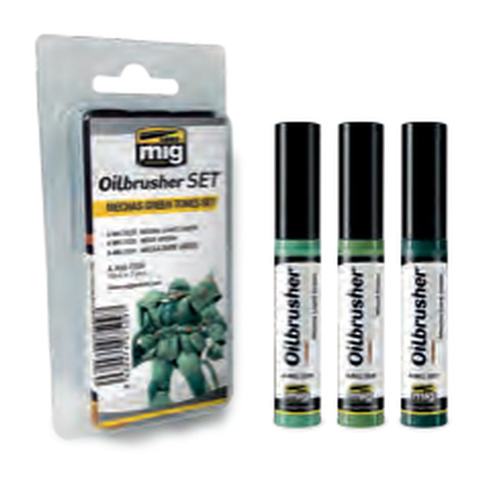 Mechas Green Tones OILBRUSHER SET