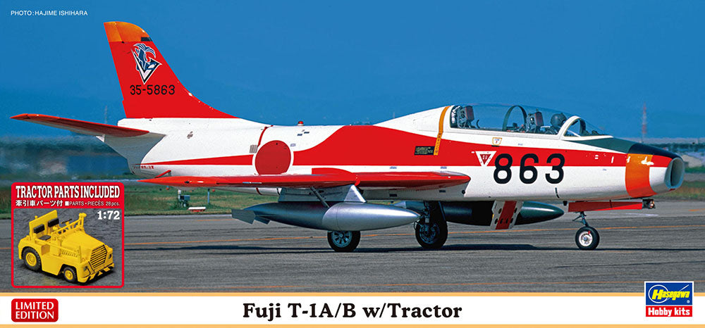 1/72 Fuji T-1A/B with Tractor