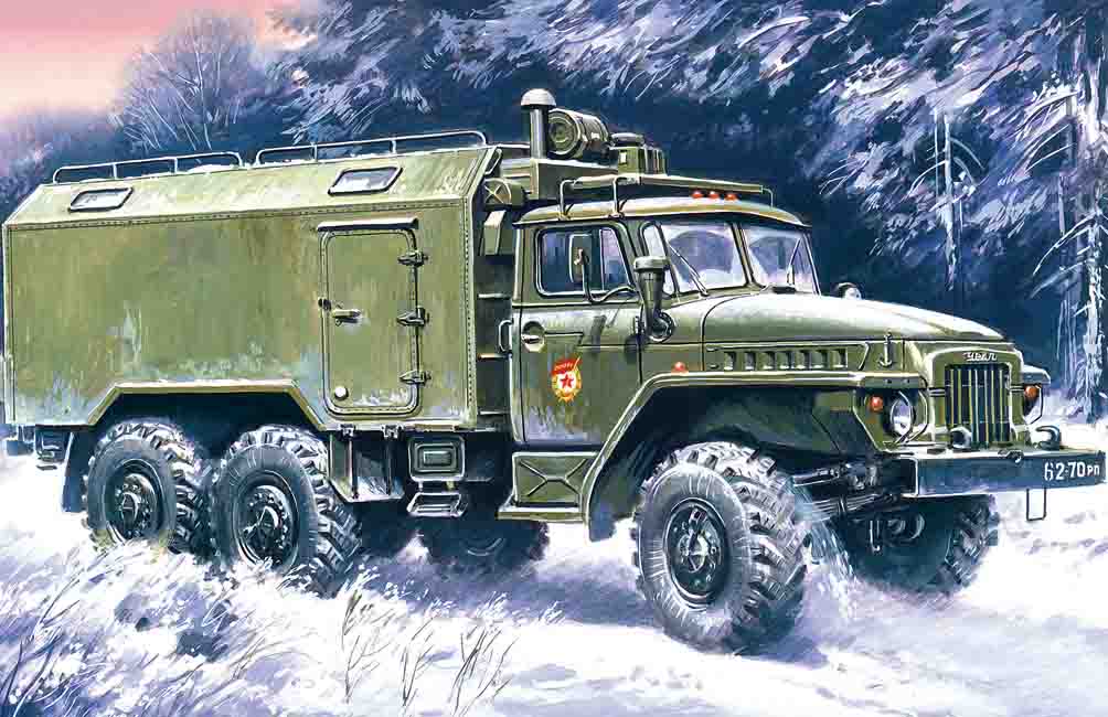 1/72 URAL-375A Command Vehicle