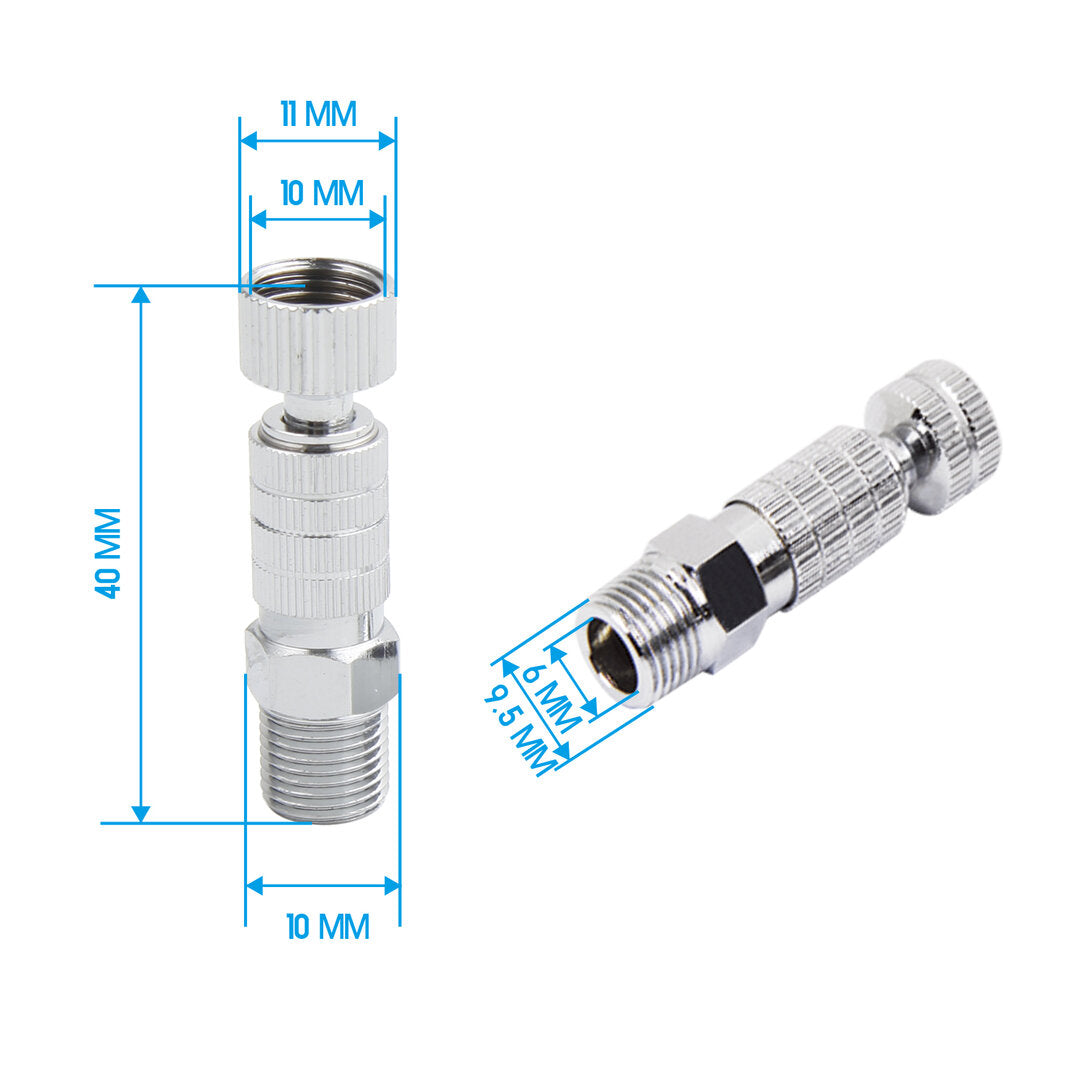 Airbrush Quick Release Disconnector Kit BD-117K with 5 Pieces 1/8ÿ