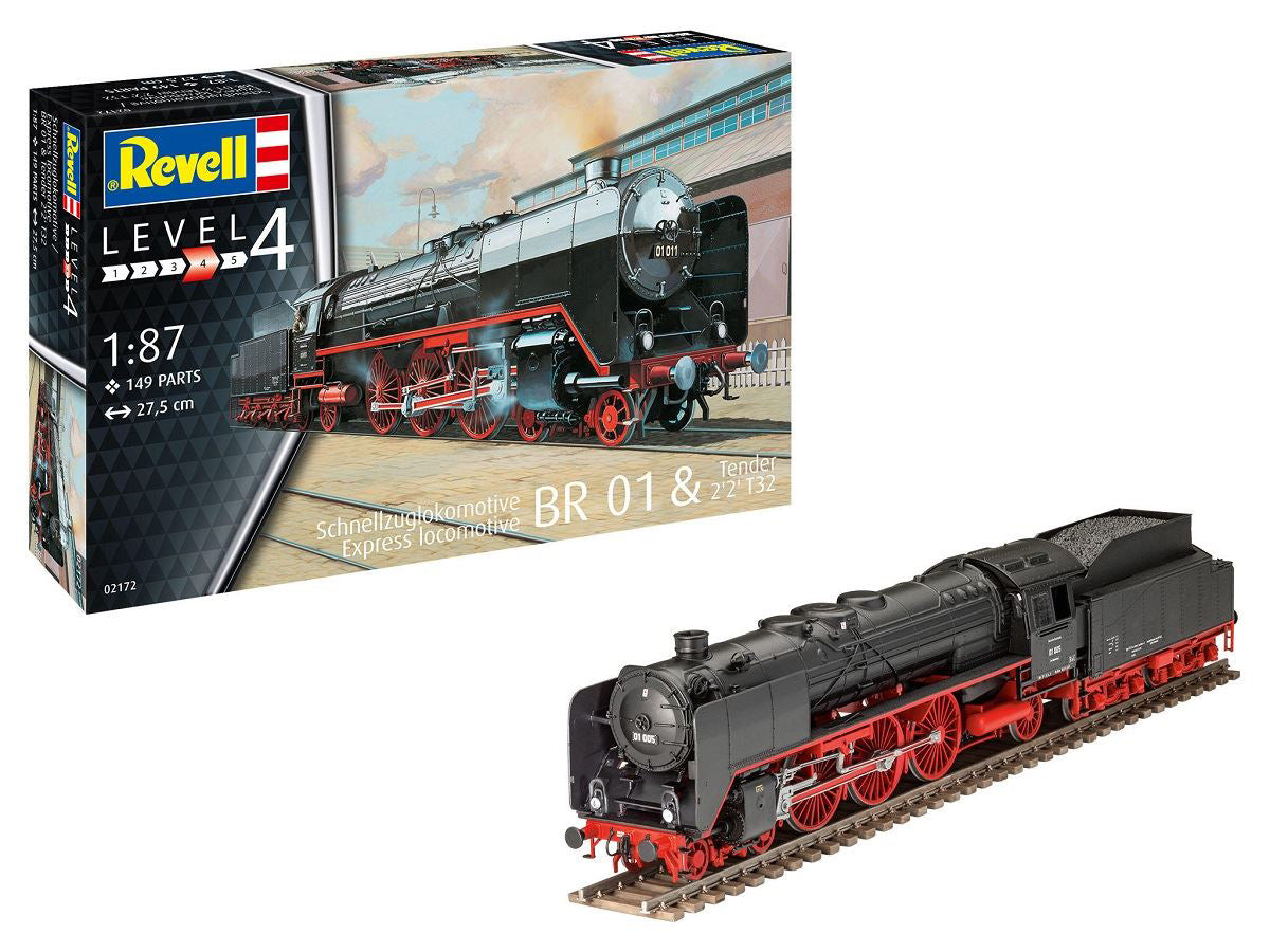 1/87 Express Locomotive BR01 & Tender 2'2' T32