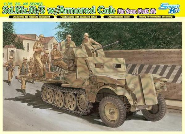 1/35 Sd.Kfz.10/5 with Armored Cab fur 2cm FlaK 38