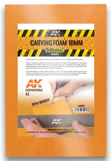 Carving Foam 10mm A5 Size (228x152 mm)