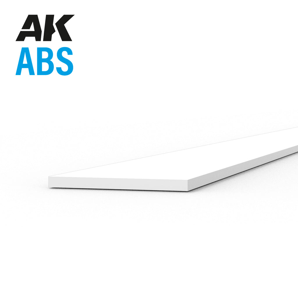 Strips 0.25 x 4.00 x 350mm - ABS STRIP