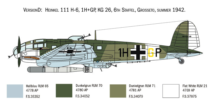 1/72 Heinkel He111H Battle of Britain 80th Ann.