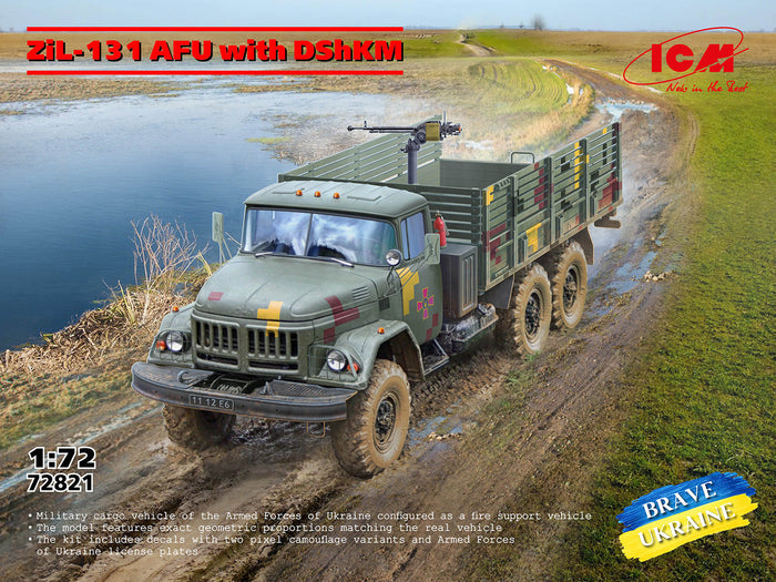 1/72 Zil - 131 AFU with DShKM