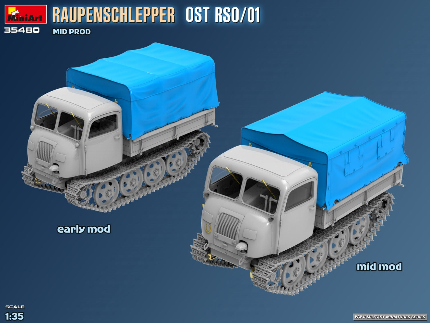 1/35 Raupenschlepper Ost RSO/01. Mid Prod