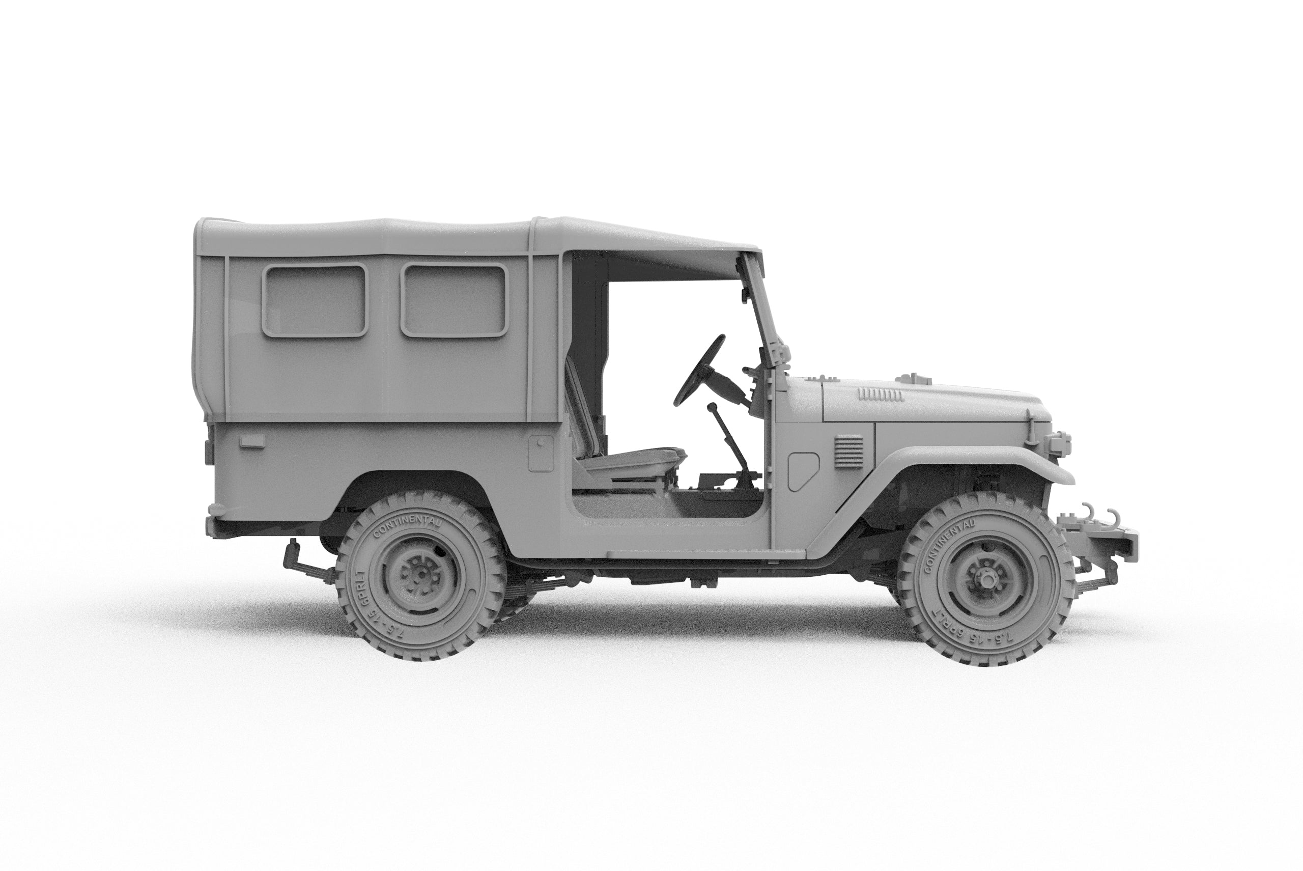 1/35 FJ43 SUV with soft top IDF & LAF