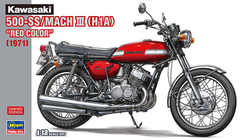 1/12 Kawasaki 500-SS/MACH III (H1A) "Red Color" 1971