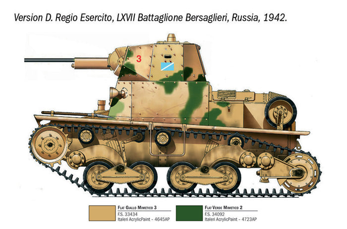 1/35 Carro Armato L6/40 Italian light tank