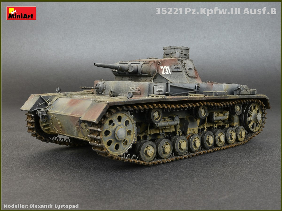 1/35 Pz.Kpfw.3 Ausf.B w/Crew