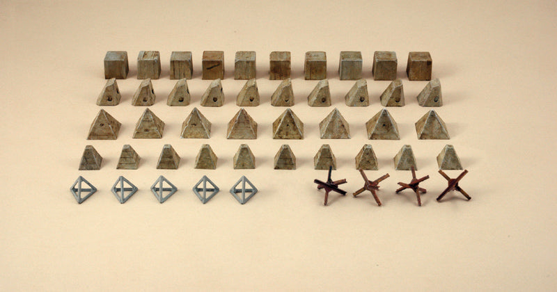 1/72 Anti Tank Obstacles