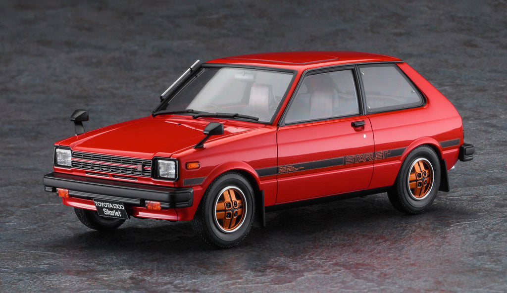 1/24 Toyota Starlet KP61 S (3 Door) Middle Version 1980