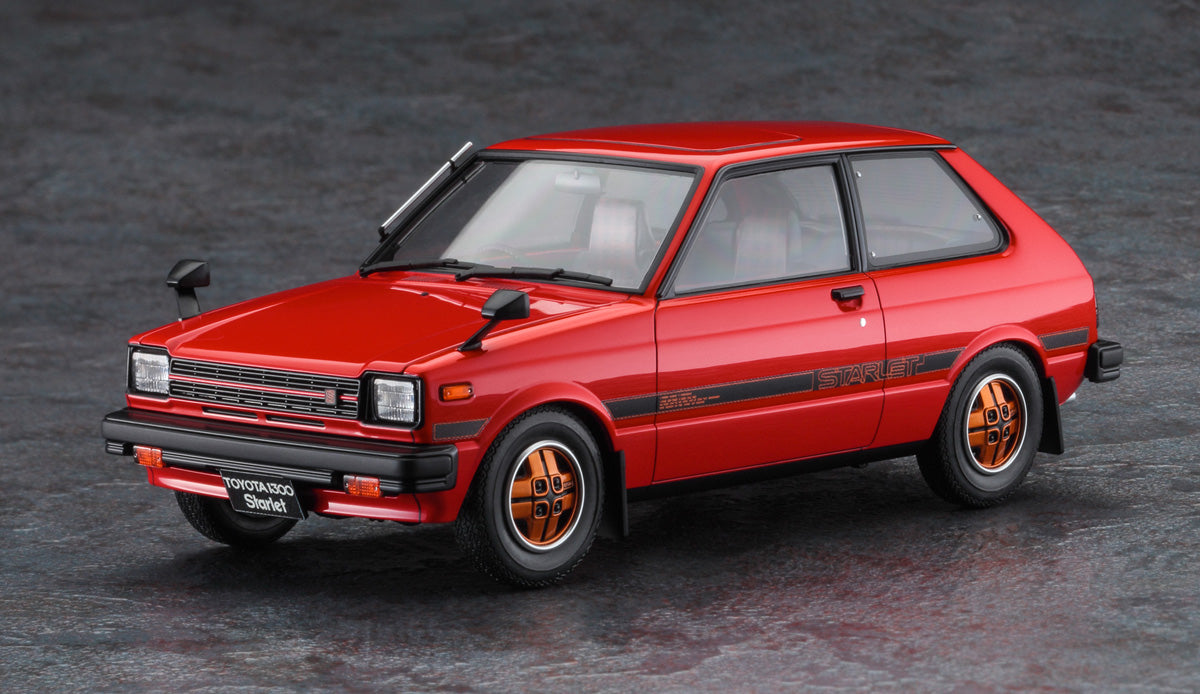 1/24 Toyota Starlet KP61 S (3 Door) Middle Version 1980