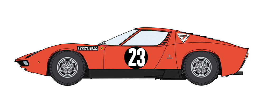 1/24 Lamborghini Miura P400 "1968 Hockenheimring"