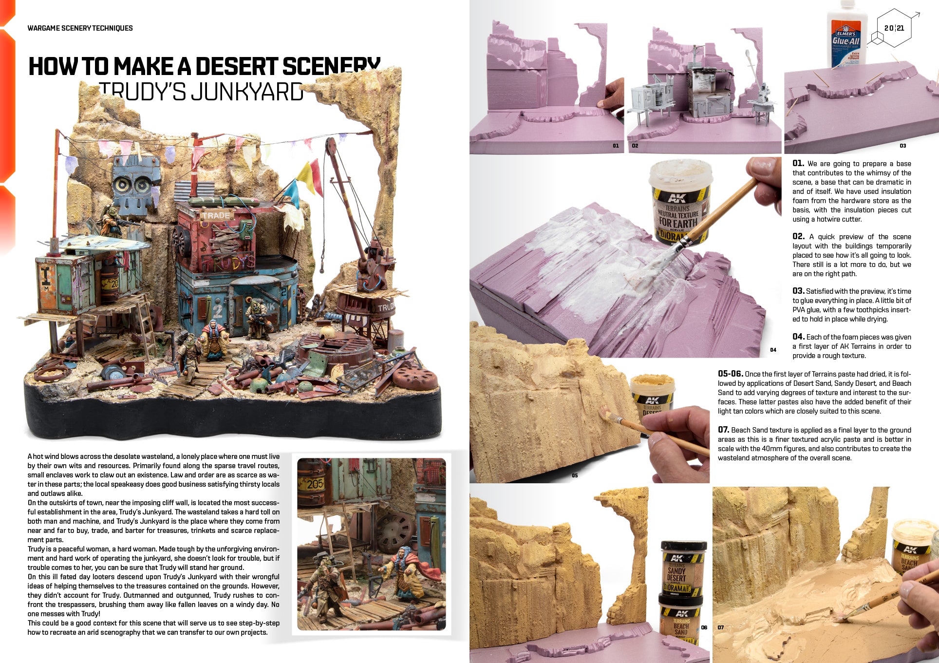 AK Learning Wargames Series 4: Scenery Techniques Spanish