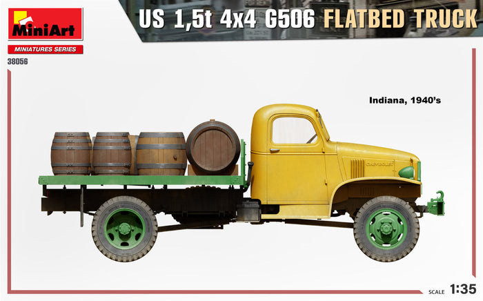 1/35 US 1,5t 4x4 G506 Flatbed Truck