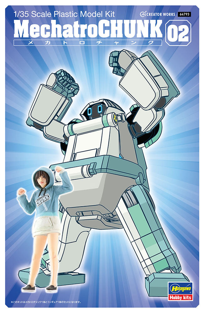 1/35 MechatroCHUNK No.02 "Grayish Mint" + Support Girl