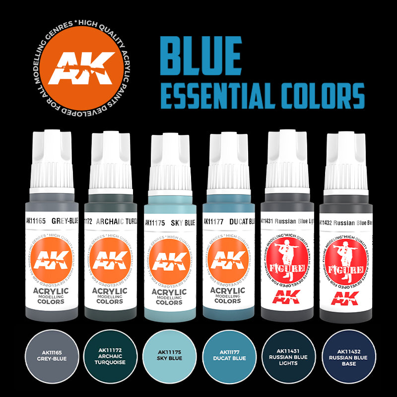 Blue Essential Colors Set