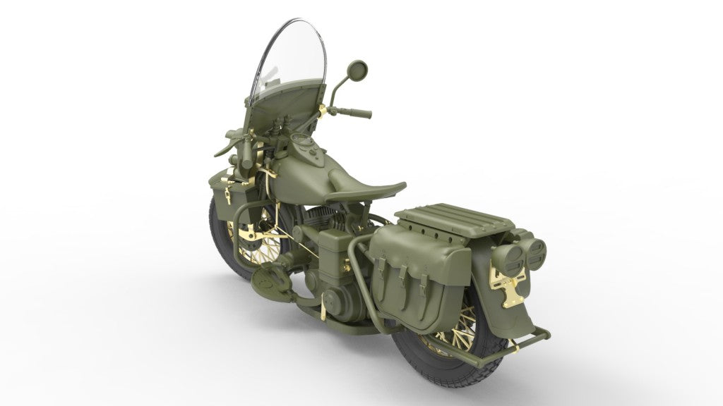 1/35 U.S. MILITARY POLICEMAN W/MOTORCYCLE