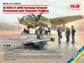 1/48 Ju 88A-4 with German Ground Personnel and Torpedo Trailers