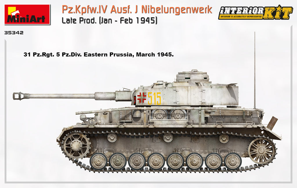 1/35 Pz.Kpfw.IV Ausf. J Nibelungenwerk Late Prod. (Jan - Feb 1945)