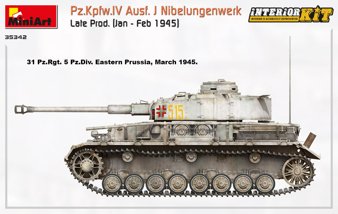 1/35 Pz.Kpfw.IV Ausf. J Nibelungenwerk Late Prod. (Jan - Feb 1945)