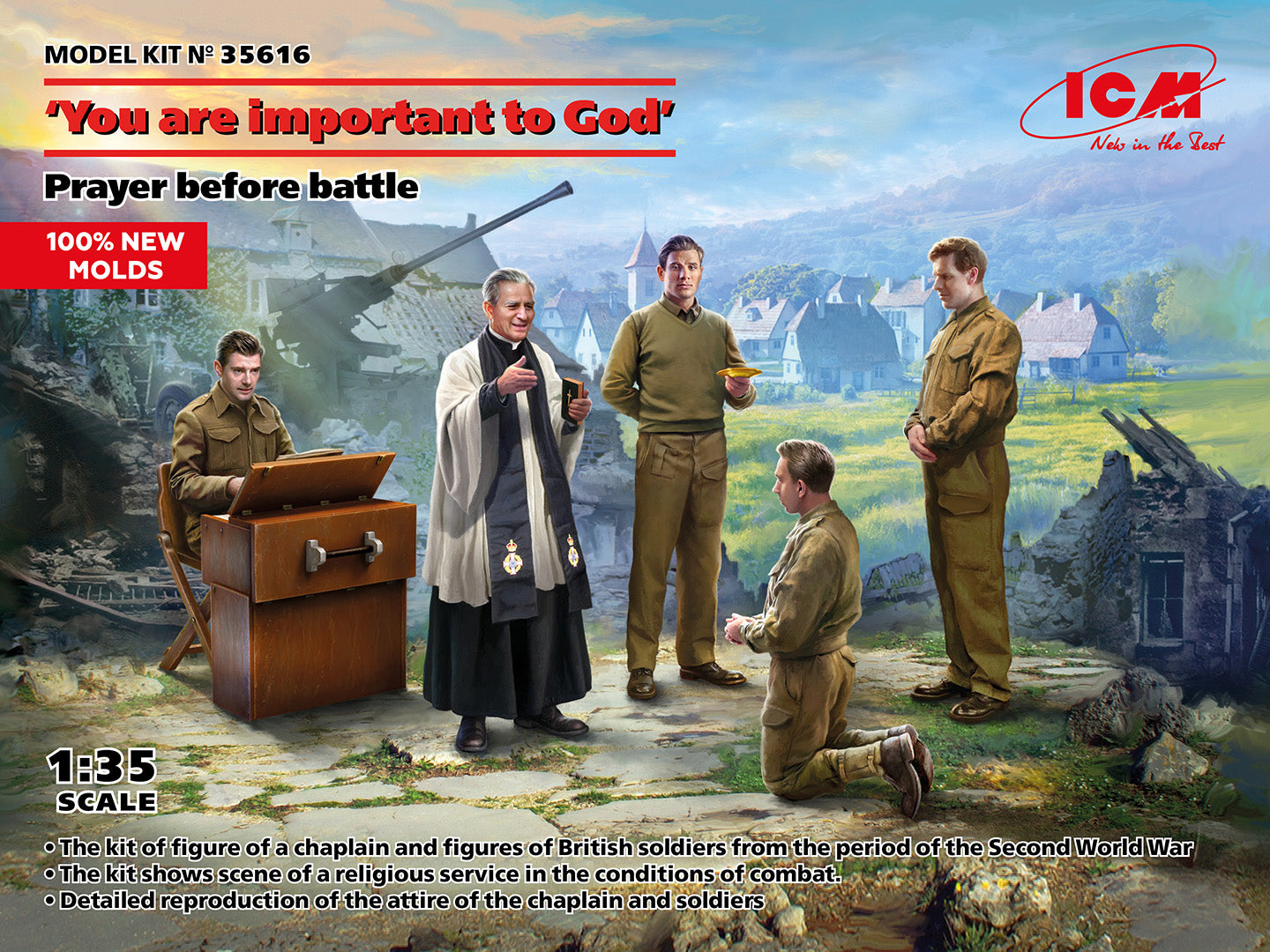 1/35 You are important to God. Prayer before battle