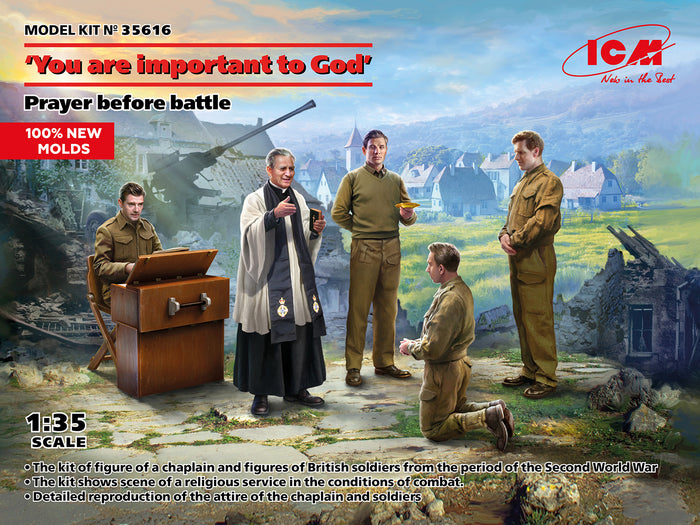 1/35 You are important to God. Prayer before battle