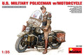 1/35 U.S. MILITARY POLICEMAN W/MOTORCYCLE