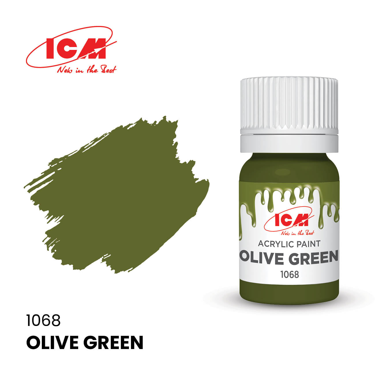 ACRYLIC PAINT Olive Green 12 ml