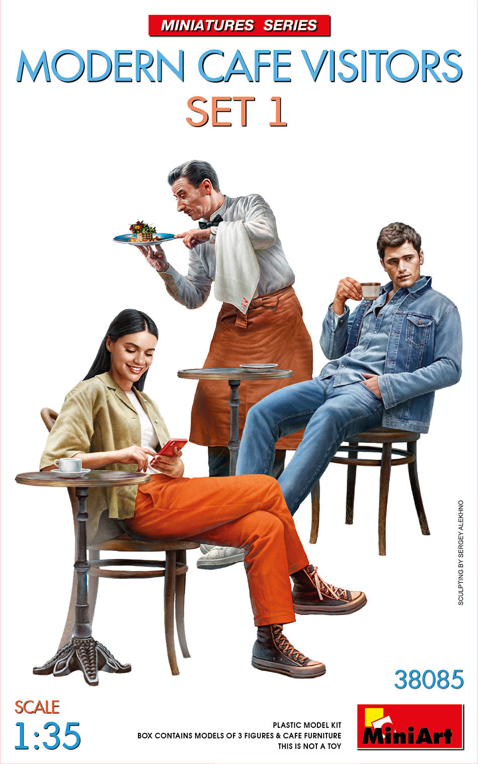 1/35 Modern Cafe Visitors Set #1