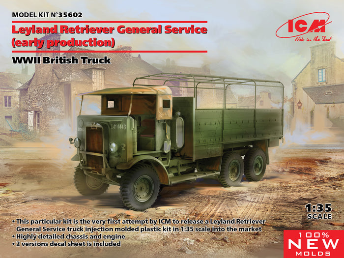 1/35 Leyland Retriever General Service early productionWWII British Truc
