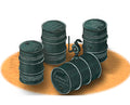 1/35 German WWII 200L Oil Drums