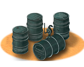 1/35 German WWII 200L Oil Drums