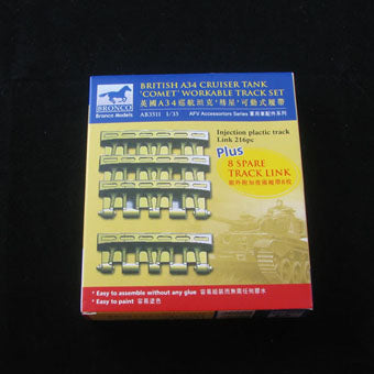 1/35 A34 Comet Workable Truck Link Set