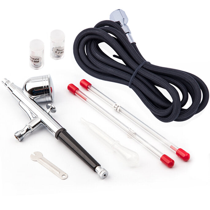AirbrushÿFengda BD-130K with 0.2 - 0,3 and 0.5mm needle/nozzle and hose