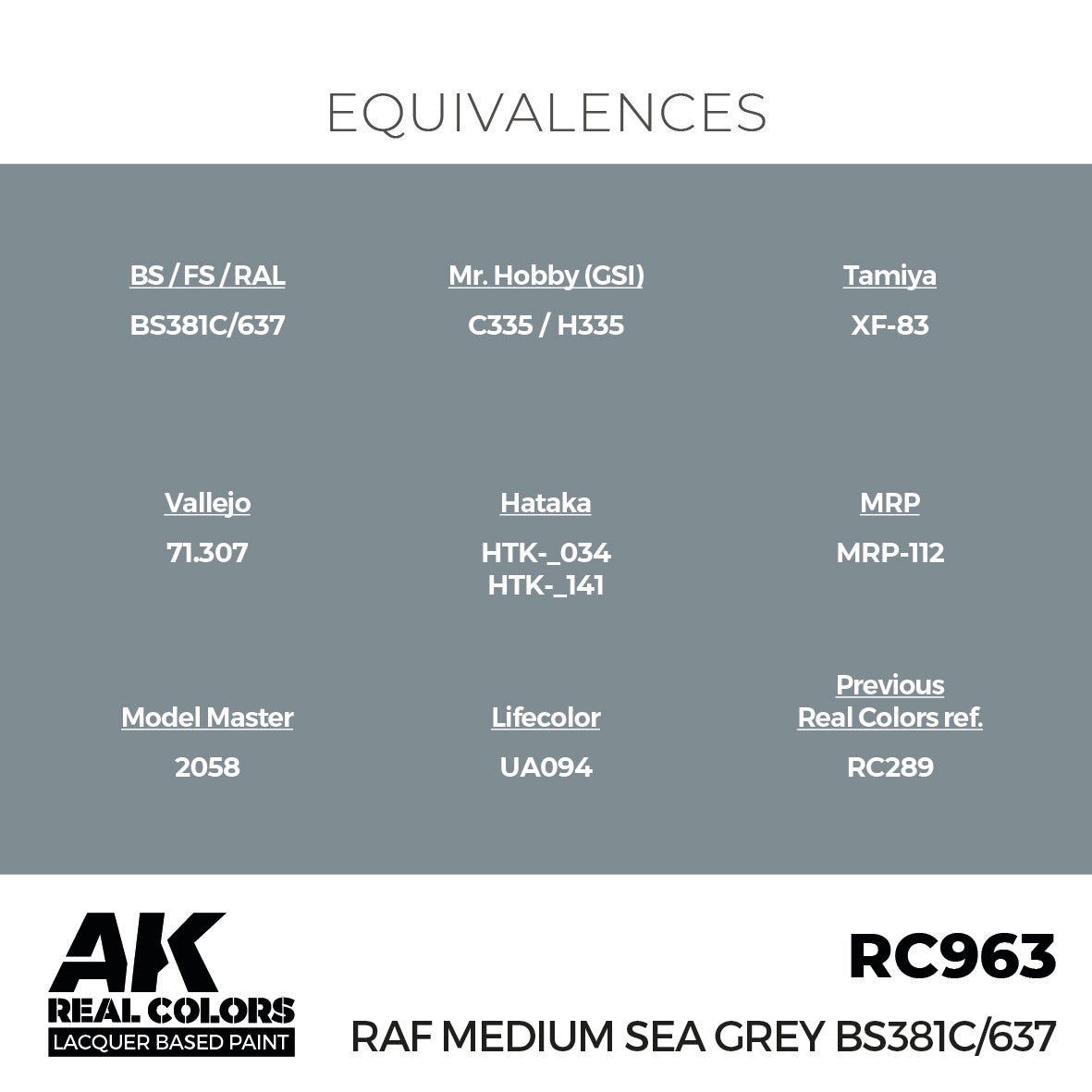 RAF Medium Sea Grey BS381C/637 17ml