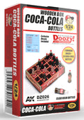 DOOZY! 1/24 1940-1980's WOODEN BOX COCA-COLA BOTTLES
