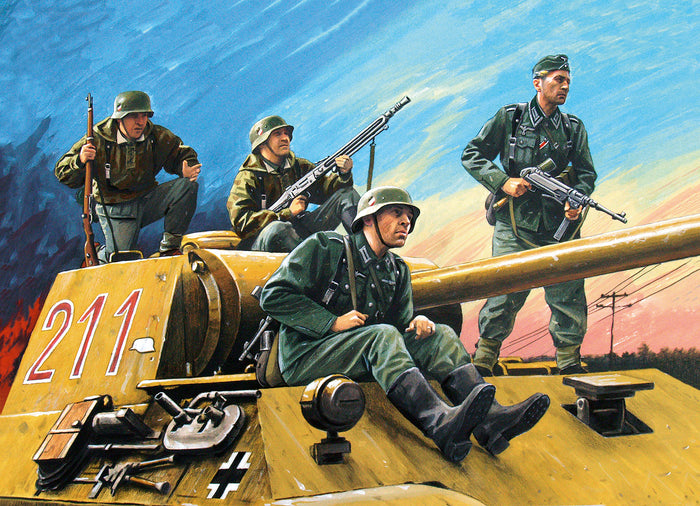 1/35 German Tank Riders (1942-1945) 4 figures