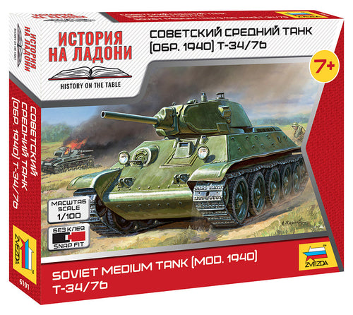 1/100 Soviet Medium Tank T-34/76 (Mod.1940)