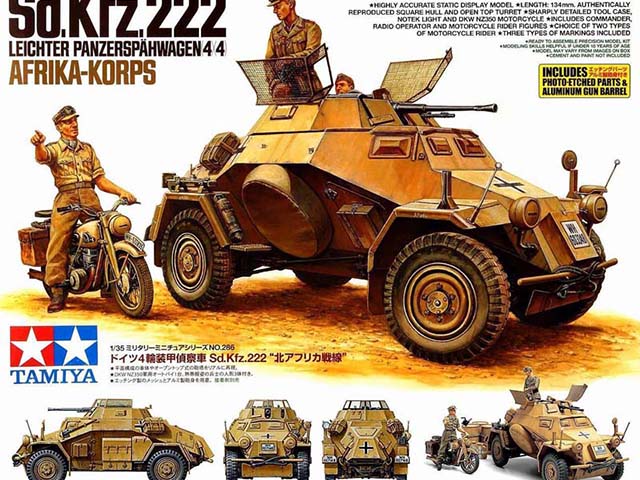 1/35 German Armored CAr Sd.Kfz.222 North African Campaign