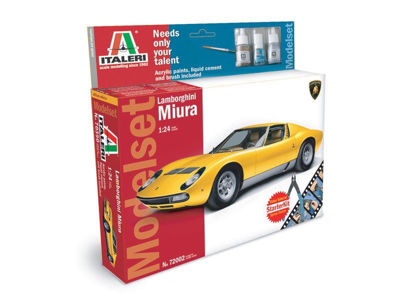 1/24 MODEL SET: Lamborghini Miura