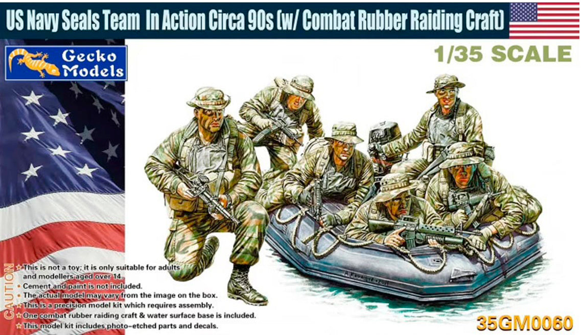 1/35 US Navy Seals Team in Action Circa 90s