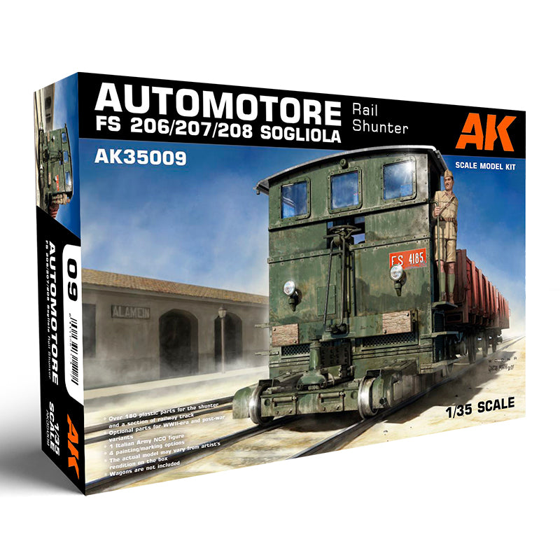 1/35 Automotore FS 206/207/208 Sogliola Rail Shunter