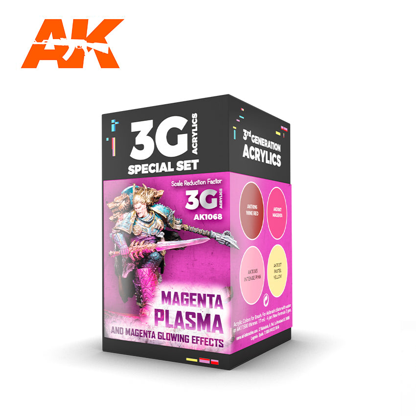 Wargame Color Set - Magenta Plasma And Glowing Effe