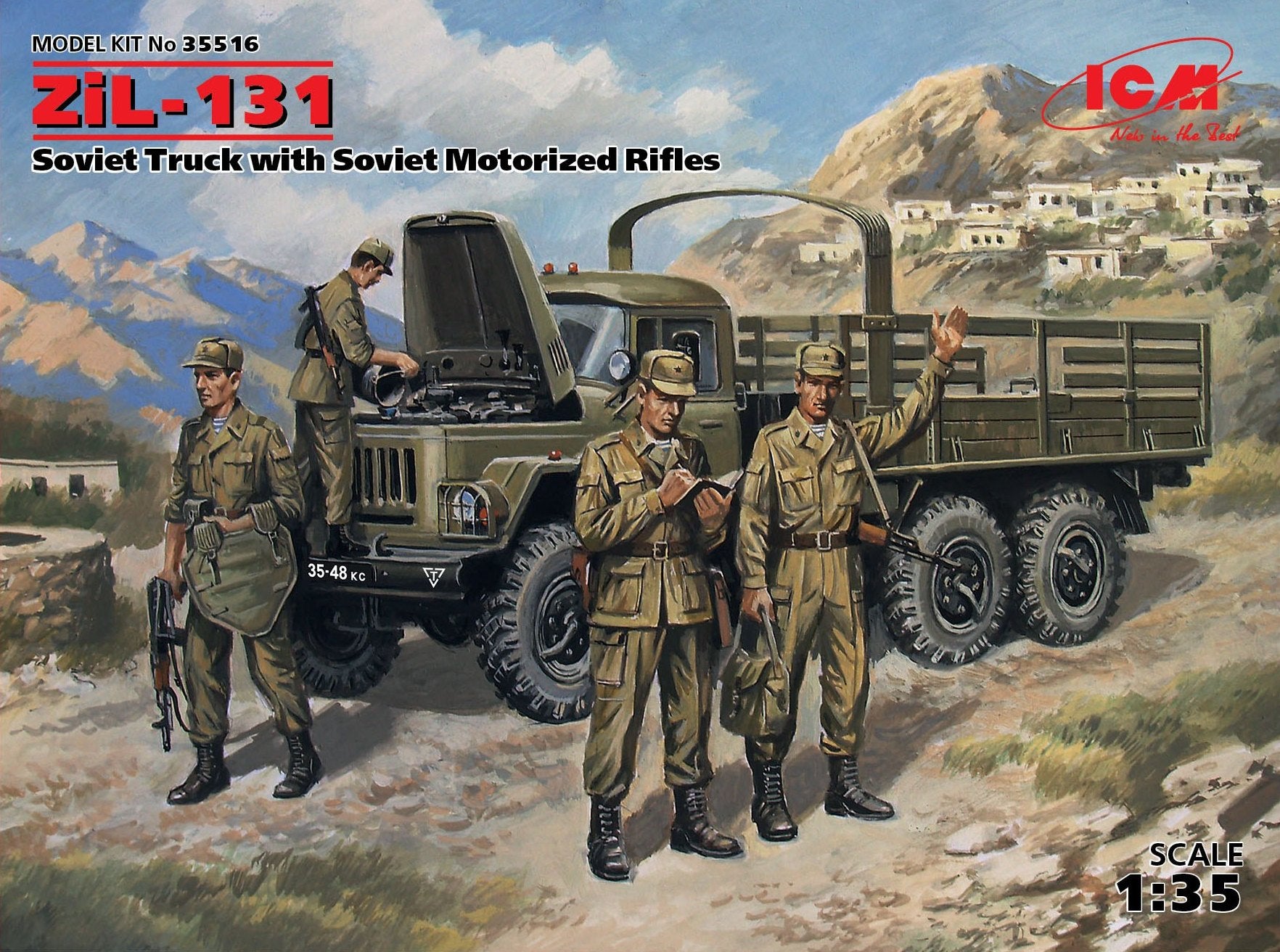 1/35 ZiL-131, Soviet Truck with Soviet  Motorized Rifles